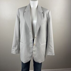 H&M  Women’s Size Small Oversized Boxy Fit Classic Stone Grey